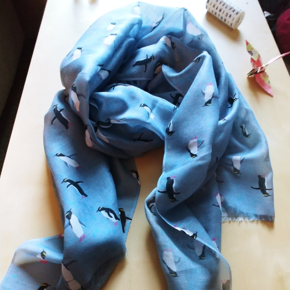 Winter Penguin Scarf